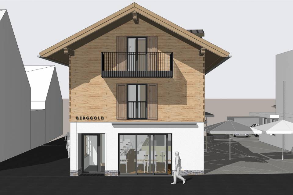 Berggold 3D Modell