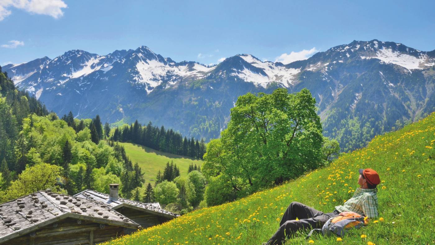 Berglandschaft Allgäu im Sommer