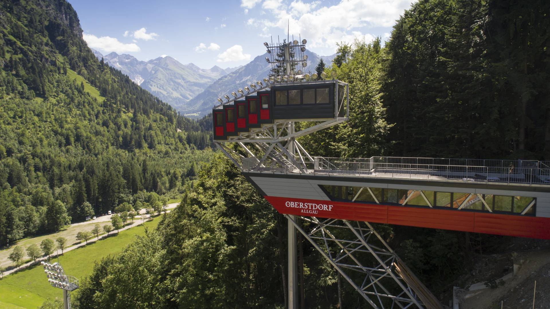 Sprungrichterturm Sportstätte Oberstdorf 